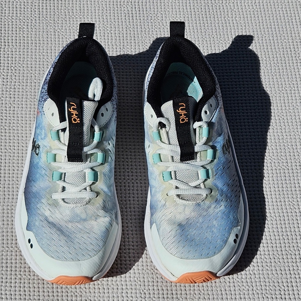 Ryka No Limit Womens Training Shoes Blue White RE-ZORB LITE Size 6.5‎ M - Picture 3 of 7